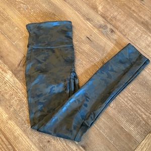 Spanx Faux Leather Camo Legging